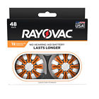 13-48 Rayovac Size Hearing Aid Batteries 012800528967