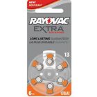 13zm Batteries Rayovac Mercury Free Hearing Aid Size Battery 706148501828