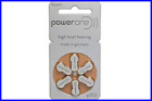 18285 Powerone Power One Hearing Aid Batteries Free Shipping 799360129994