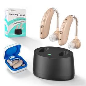 3fp 785984276688 Hearing Aids For Seniors Rechargeable With Noise Cancelling And Vo