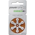 4332463077 Powerone Power One Size Zinc Air No Mercury Batteries Battery