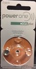 687646 Powerone Accu Plus Size Rechargeable Hearing Aid Batteries