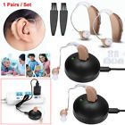 763769790222 Lepo Rechargeable Acousticon Behind Ear Hearing Audiphone Sound