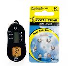 A10 Crystal Clear Hearing Aid Batteries Size Zinc Air 726898800101
