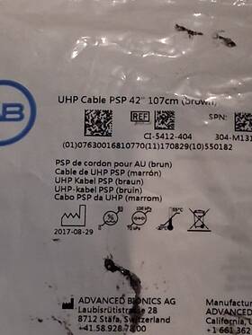 5412-404 Advanced Bionics Uhp Cable Psp 42 Inch Brown