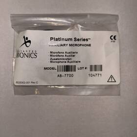 Ab-7700 Advanced Bionics Brand New Auxiliary Microphone Platinum Series Sealed Ab-7700 Advanced Bionics Brand New Auxiliary Microphone Platinum Series Sealed