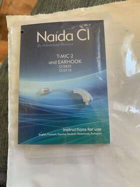 Ci5835 Advanced Bionics T-mic 2 And Ear Hook