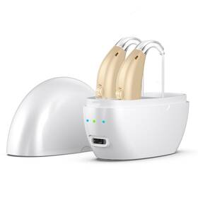 Fdg-01 Afflat Hearing Aids For Seniors Rechargeable Amplifier Noise Cancelling Pair