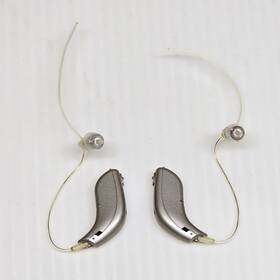 H310v2 Agxo 2 Used - Hearing Aids Left And Right Silver Behind The Ear