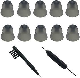 Aierting 445002091060 Smokey Hearing Aid Power Domes Close Ear Tips For Resound Sure Fit Style R