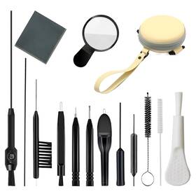 Aierting 742404989603 15 Pieces Cleaning Kit Tools For Hearing Aids/earbuds/headphones -including W