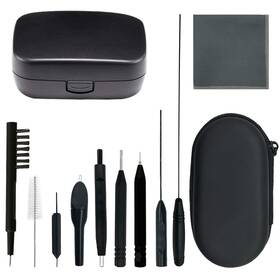 Zt220302 Aierting 12 Pieces Hearing Aid Cleaning Brush Kits Tools With Wax Loop And Magnet Suit