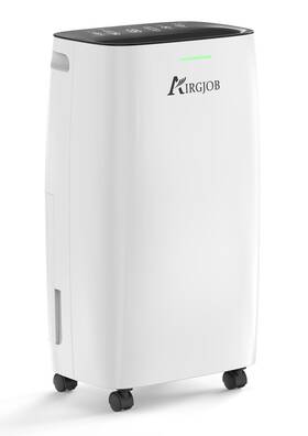 D015cdj Airgjob 32-pint Dehumidifier For Basement And Large Room - 2000 Sq. Ft Quiet Dehumid