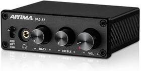 Dac-a2 Aiyima Headphone Amplifier Dac With Bass Treble Controls Dac-a2 Aiyima Headphone Amplifier Dac With Bass Treble Controls