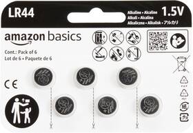 Lr44 Amazon Basics 697003831030 6-pack Alkaline Button Coin Cell Battery 1.5 6 Count