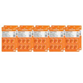 Da14000002 Amazon Basics 60-pack Hearing Aid Size 13 Zinc-air Batteries 1.45 Volt Orange