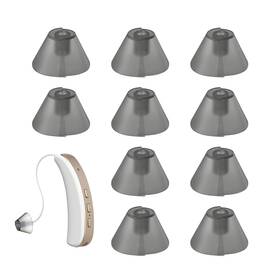 Xf0083 Amzlysdok Silicone Hearing Aid Domes - 10 Pcs Universal Fit Replacement Ear Tips