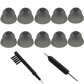 Anico 757842981553 Smokey Hearing Aid Power Domes Close Ear Tips For Resound Large