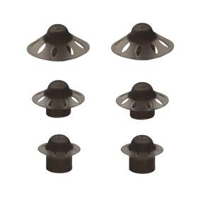 Aronemom 606408787736 Phonak Compatible Hearing Aid Domes Open Smokey Small Medium Large Assorted Set