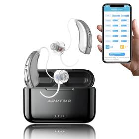 Bte56160 Arptur Bluetooth Hearing Aids For Seniors Rechargeable With Ac