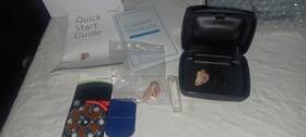02-14-290869 Audibel Davinci L1000 Itc Digital Hearing Aids Pair With Case