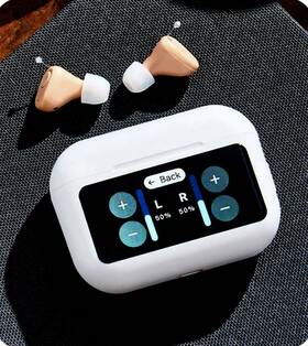 Audien 25561610 Brand New Sealed Atom X Hearing Aids Discreet Usc-c With Touchscreen