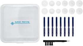 Audien 445028234243 Hearing Amplifier Ev3 Accessories Kit Silicone Dome Earbuds Cleaning Br