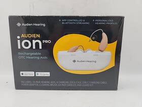 Audien 860003736135 New Ion Pro Rechargeable Bluetooth Hearing Aids Sealed Box
