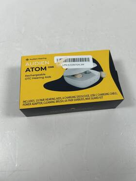 Atom-1 Audien Atom One Otc Hearing Aids Wireless Rechargeable And Comfortable Clear