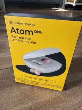 20016-a-0425 Audien Hearing Atom One Rechargeable Digital Noise Reduction Otc Ite Aid
