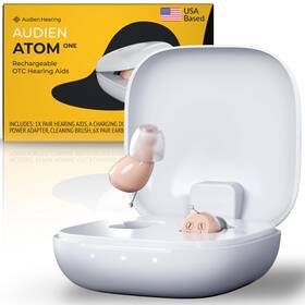 Audien Hearing 711181209051 Atom One Otc Aids - Wireless Rechargeable And Comfortable Cle