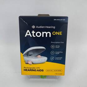 Audien Hearing 8500650600002 New Atom One Rechargeable Otc Aids Audien Hearing 8500650600002 New Atom One Rechargeable Otc Aids