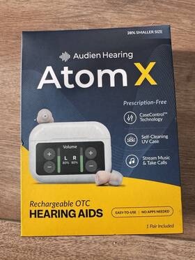 A2txf0006 Audien Hearing Atom X Rechargeable Bluetooth Iic Aids Pair Fda Register