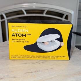 Aatnf062 Audien Hearing Atom One Rechargeable In-ear Digital Aid Charging Case