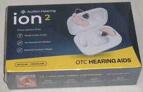 Ion2 Audien Rechargeable Otc Hearing Aids Behind The Ear Bte With Charging Case