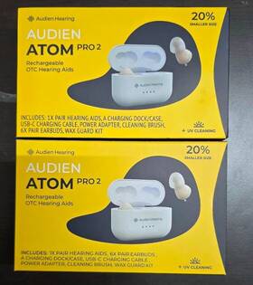 M0114 Audien Atom Pro 2 Wireless Rechargeable Otc Hearing Aids