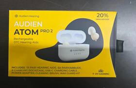 M0381 Audien Atom Pro 2 Wireless Rechargeable Otc Hearing Aids
