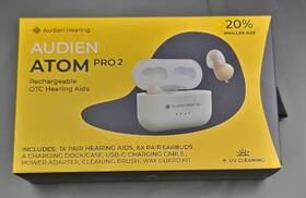 M0864 Audien Atom Pro 2 Wireless Rechargeable Otc Hearing Aids