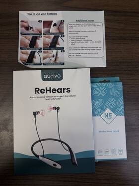 Aurivo Spk-700 Red Light Hearing Support Device Ne Wireless Visual Earpick