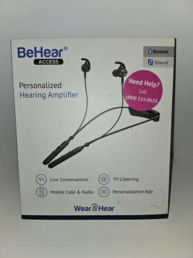 Abh-101b Behear 290017514024 Access Wear And Hear Personalized Hearing Amplifier Bluetooth
