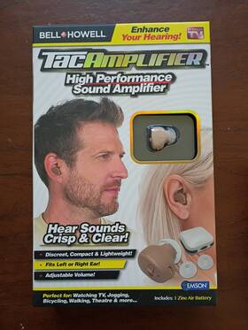 2335ef Bell & Howell And Tacamplifier Hearing Aid