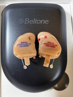 Amz9itc-dw-mp Beltone Amaze Hearing Aids Untested Bluetooth In The Canal