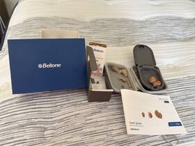 Rly21ite-dw-mp Beltone Rely Bluetooth Digital In-the-ear Hearing Aids Beige With Case Batteries