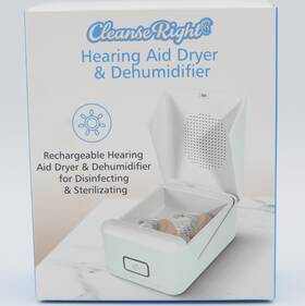 Blue Echo Care 691835144900 Cleanse Right Hearing Aid Dryer And Dehumidifier Uv Recharagable T30 Blue Echo Care 691835144900 Cleanse Right Hearing Aid Dryer And Dehumidifier Uv Recharagable T30