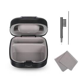 Bocoko 494551079075 Hearing Aid Hard Case Pocket Size With Cleaning Cloth Brush Tools For Sound Ampl