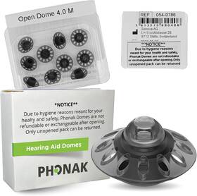 B0ck5nftv2 Brand Otto Tech Phonak Open 4.0 Dome Medium 0.35 Inch 9mm 10 Domes Genuine Oem