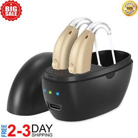 458996 Branded Hearing Aids For Seniors Invisible Rechargeable Amplifier With Noise Cancelling