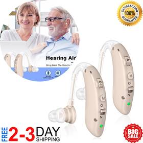 523214 Branded Hearing Aids For Seniors Invisible Rechargeable Amplifier With Noise Cancelling
