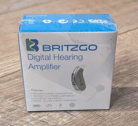 976429 Britzgo Digital Hearing Amplifier 500hr Battery Life By