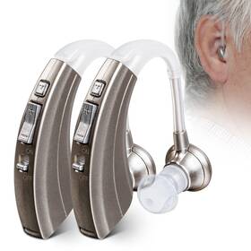 B01aa205q6 Britzgo Bha-220d Silver Hearing Amplifier Modern And Fashion Designed